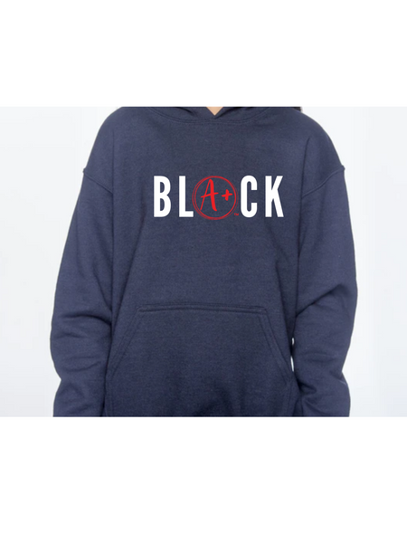 BLACK is A+ Hoodie
