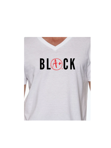 BLACK is A+ Vneck